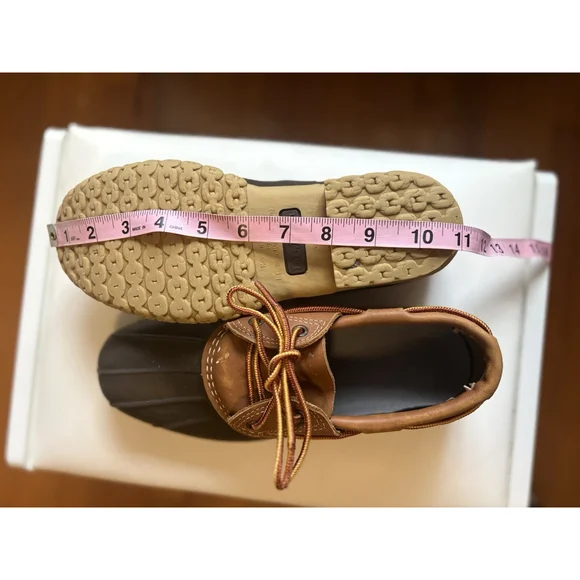 Vintage Bean Boots By L.L. Bean Rubber Mocs M8-9, W10-11 Garden Slides Gorpcore - Picture 3 of 14